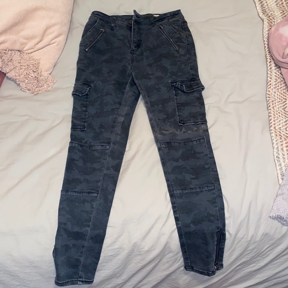 Camo black jeans
